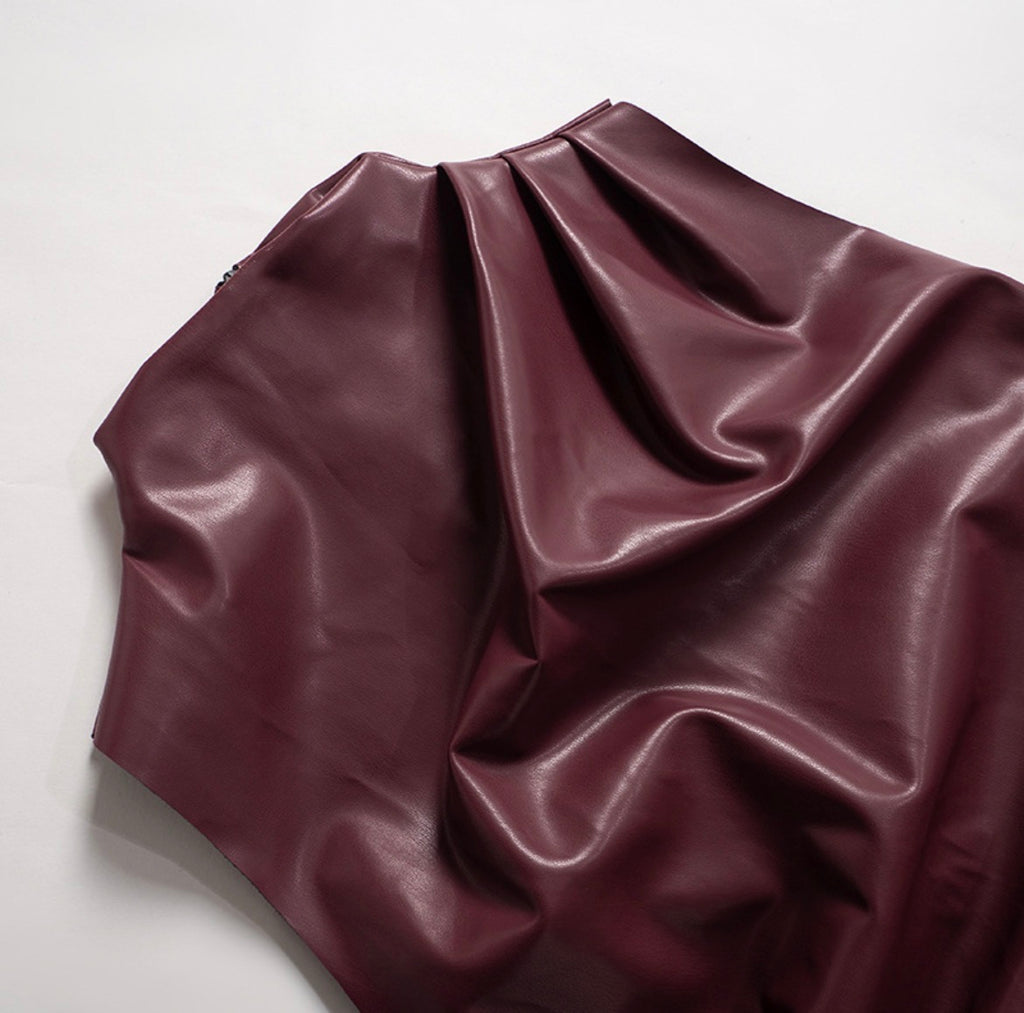 Bordeaux Draped Top