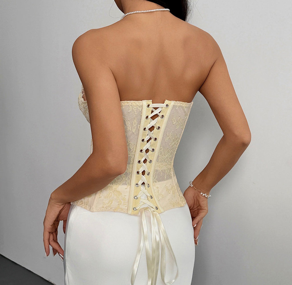 Structured Lace Corset Top