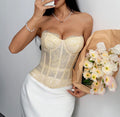 Structured Lace Corset Top