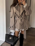 Belted Oversized Trench Coat
