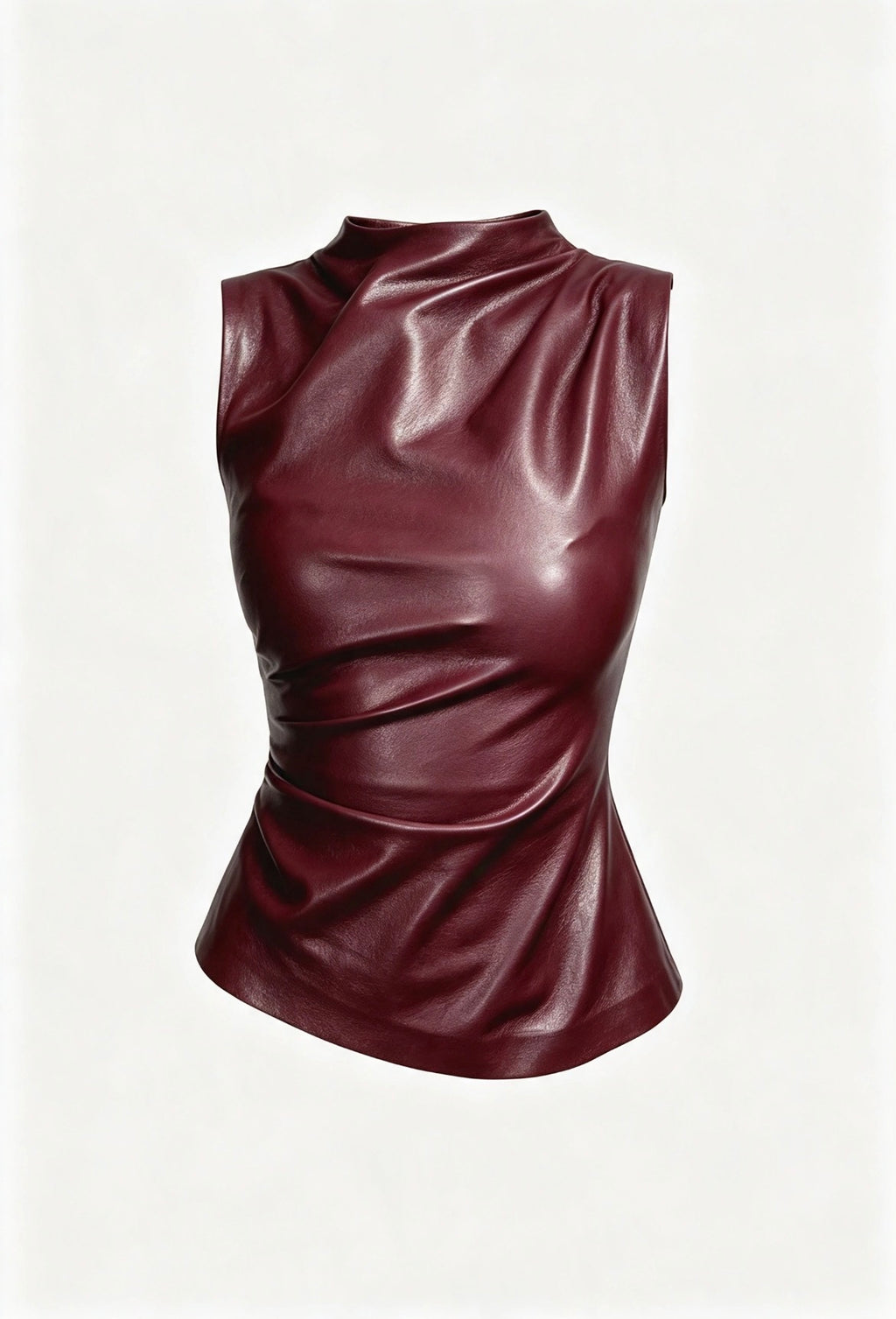 Bordeaux Draped Top