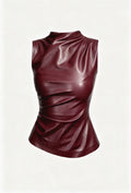 Bordeaux Draped Top