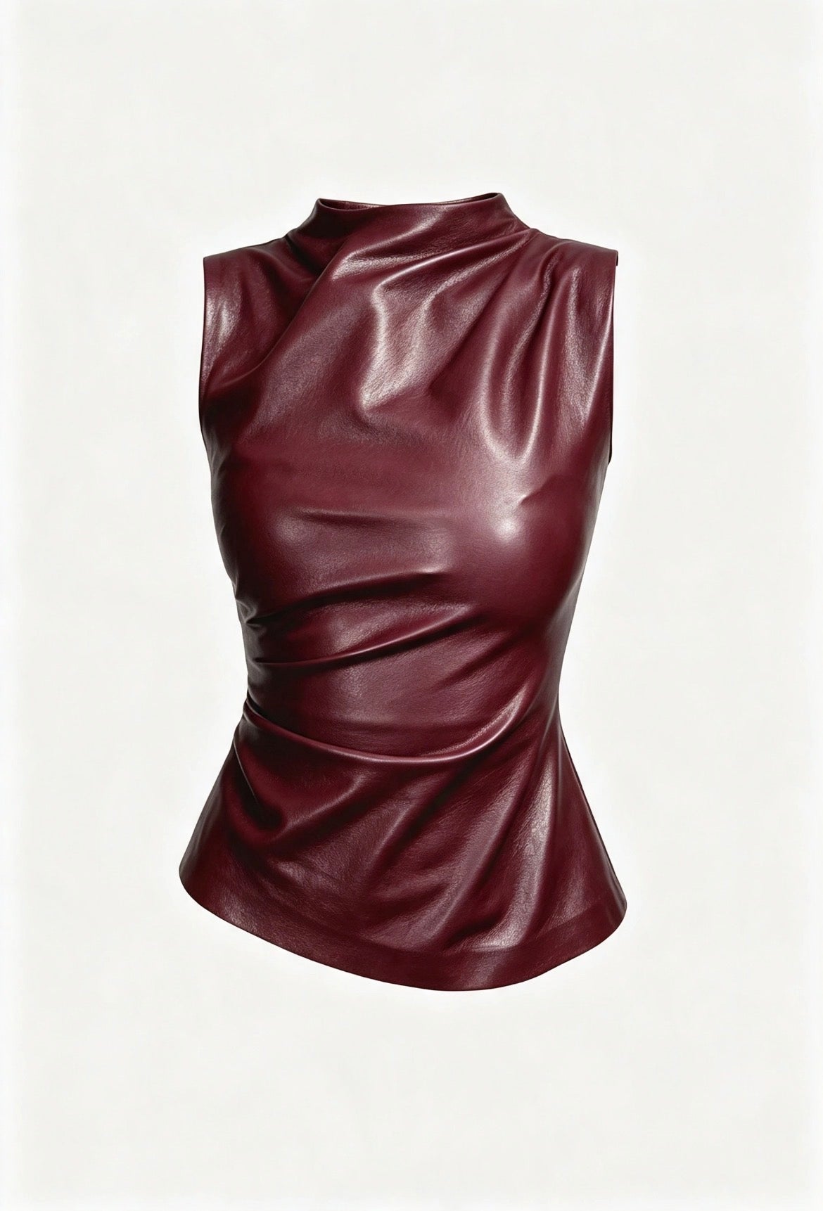 Bordeaux Draped Top