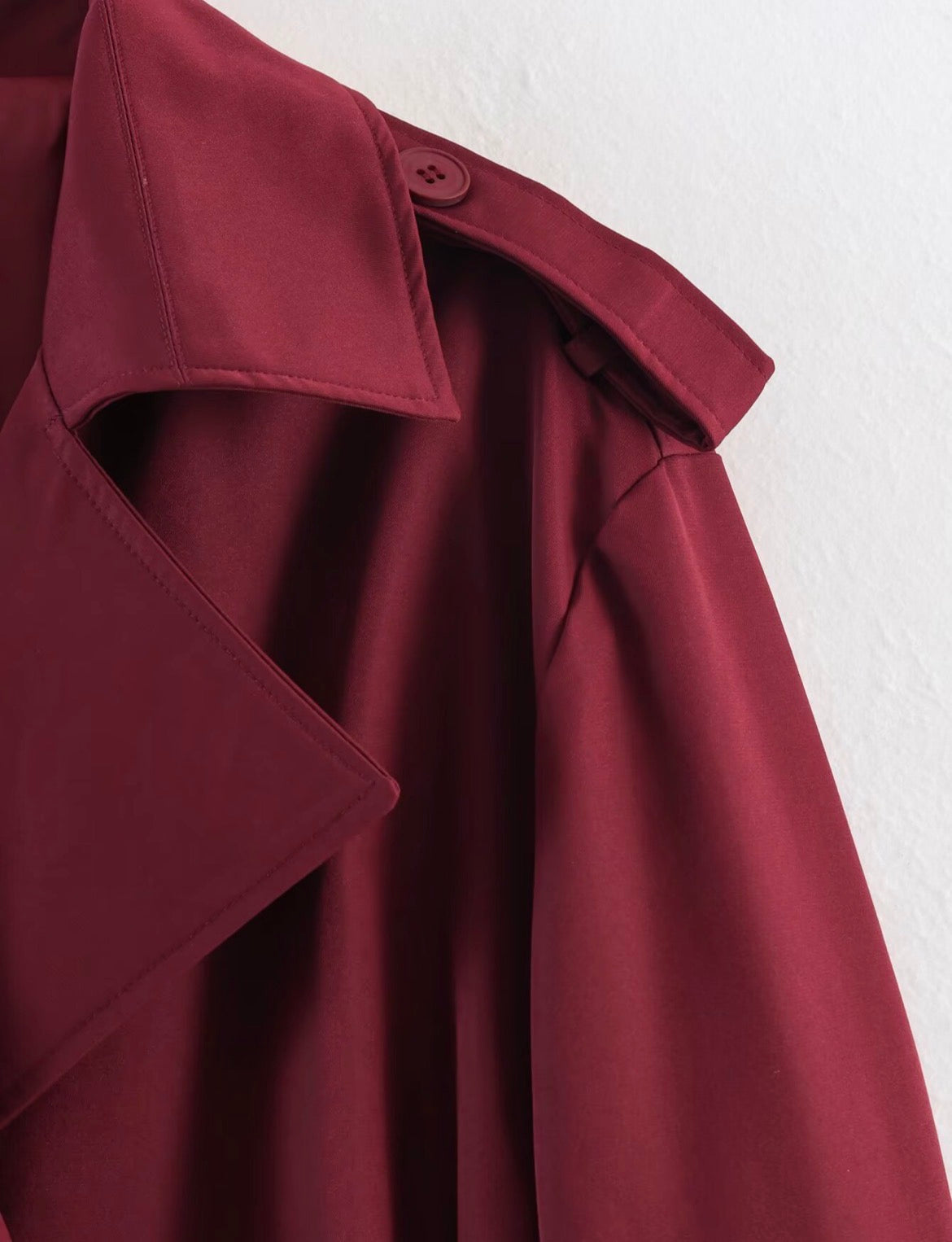 Short Belted Trench Coat