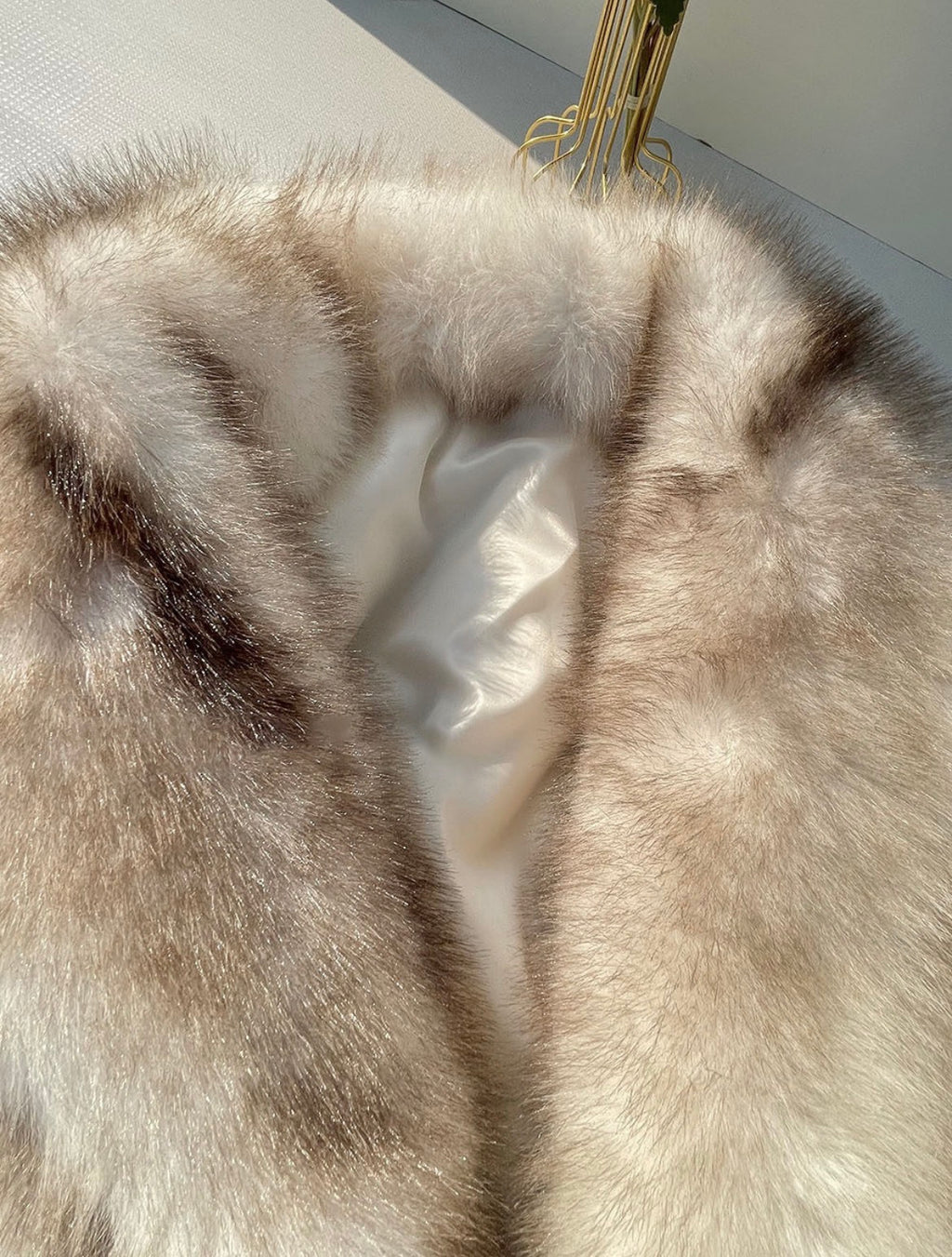 Sienna Faux Fur Gradient Coat