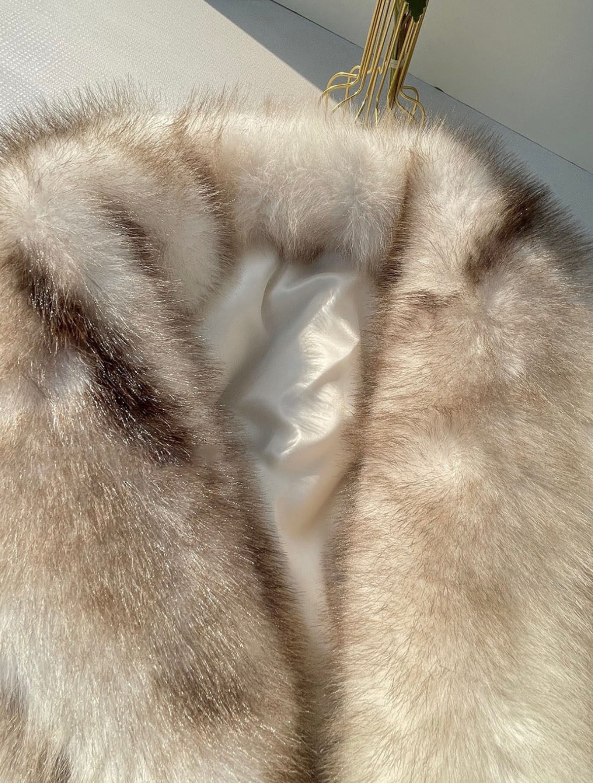 Sienna Faux Fur Gradient Coat